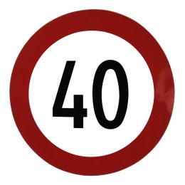AUTOCOLLANT 40 KM-H AUTOCOLLANT 40 KM-H